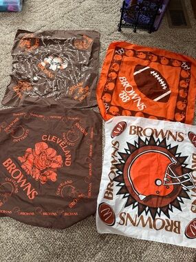 Vintage Cleveland Browns Graphic Bandanas